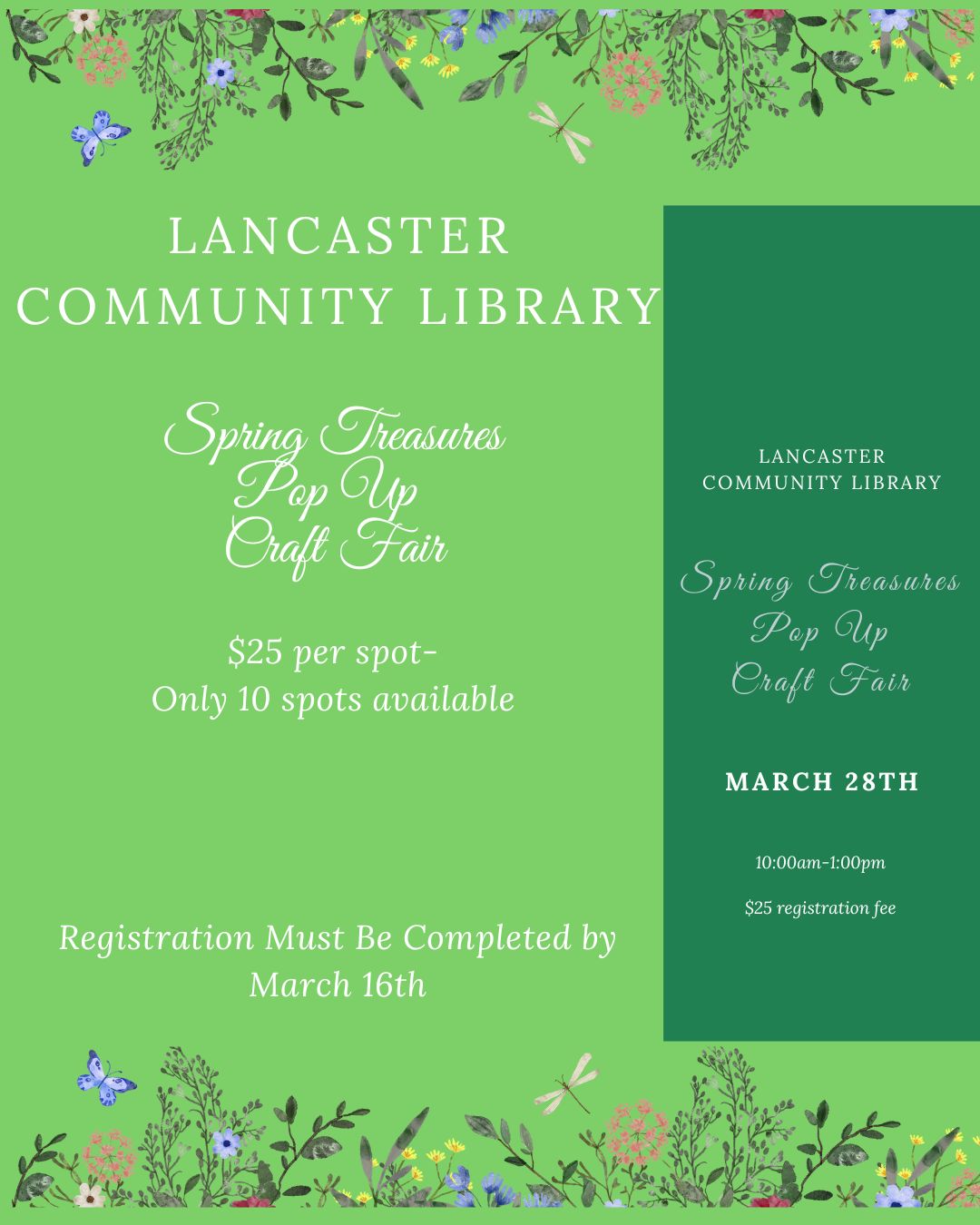spring treasures webpage